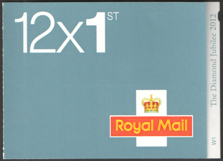 (image for) MF6 / SB1(20) Cyl W1 (W2) W1 2012 Diamond Jubilee 12 x 1st Class Booklet